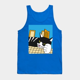 Best Retro Cat Owner Of All Time Tank Top